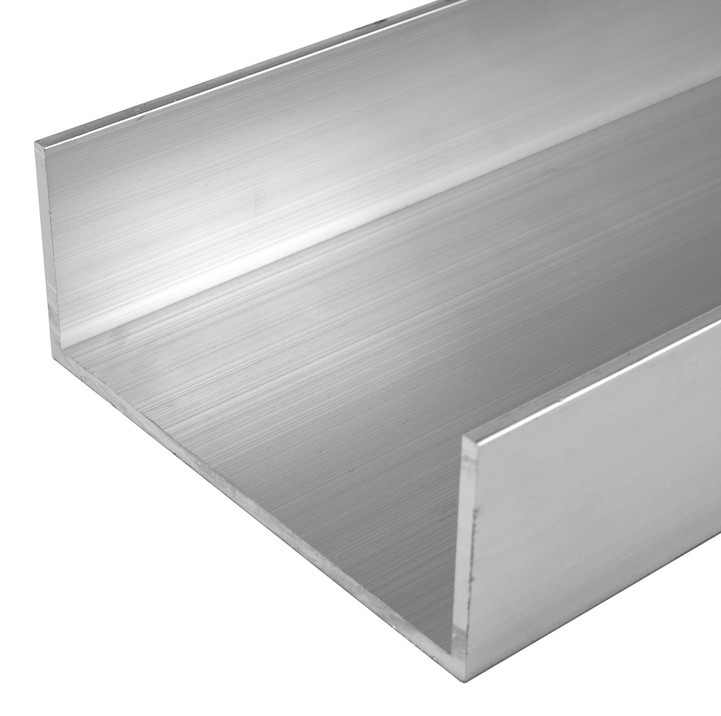 Alu-U-Profil 40x80x40x3, 6000mm (1,273 kg/m)