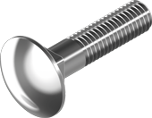 Schloßschraube M8x25, A2, DIN 603