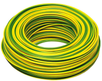 Erdungskabel H07V-K (Grün/Gelb), Litze 1x16 mm², 100m Ring, grün/gelb
