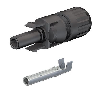 MC4-Buchse KBT4/10II (+) für Kabel Ø 10mm²