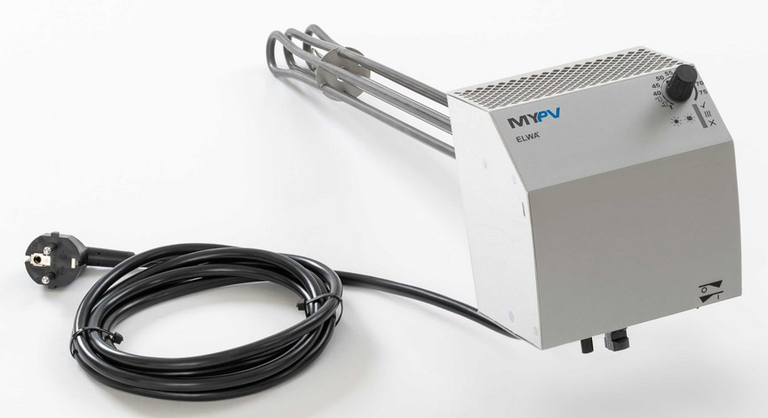 ELWA, PV-Warmwasserbereitungs-Gerät für direkte DC Einspeisung