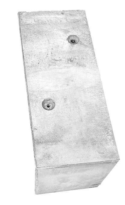 Hardy Barth Betonfundament für cPP1 und Stele cPµ1/cPH1