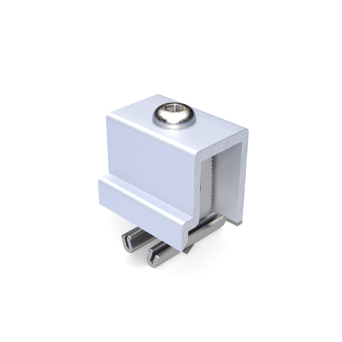 Kreuzschienenverbinder+, RENUSOL, Aluminium, Farbe: farblos