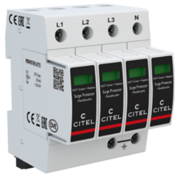 DAC50VGS‑40‑275, Kombi‑Ableiter Typ 2+3, 4‑polig, 4 TE, Hersteller Citel