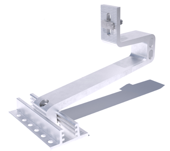 Dachanker RH Flat, Aluminium, verstellbar, RENUSOL, mit Hammerkopf