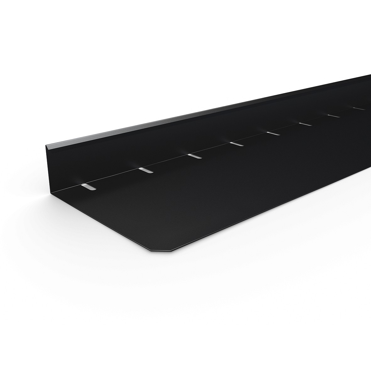 InterSole Anschlußblech UNTEN (schwarz)