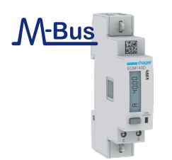 Digitaler M-Bus Stromzähler 1-phasig für Wärmepumpe 3.5
