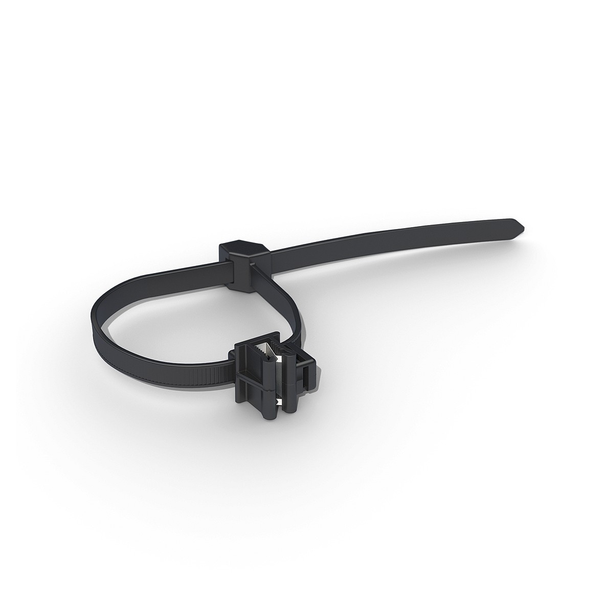 Kabelclip 0,7-3mm mit Kabelbinder