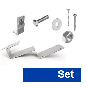Dachanker-Set Tegalit, mit Zubehör