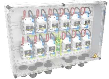 GAK 12 | 12 MPP x 2 Strings, DPVN1-6CVG-21Y-1200, Typ 1+2+3  (GAK12.K2x10.K1x10.DP6VG-1-XS)