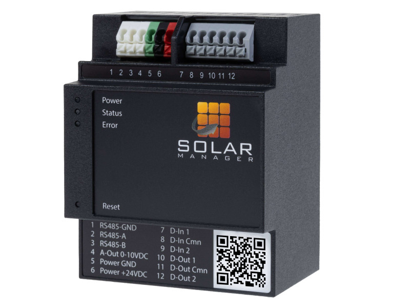 Solar Manager Connect 2, Gateway auf Hutschiene