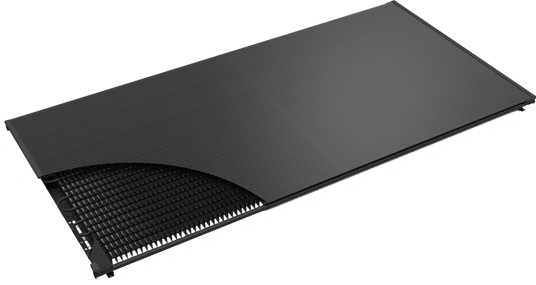 Triple Solar PVT-Wärmepumpenkollektor 450 Watt P (M5) Stehend