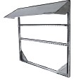 PV SHELTER Wechselrichter-Montagerahmen, überdacht, einseitig Wand (Wall), Typ 100 (100cm)