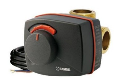 Thermostatisches Mischventil zur Regelung der Soletemperatur 1"