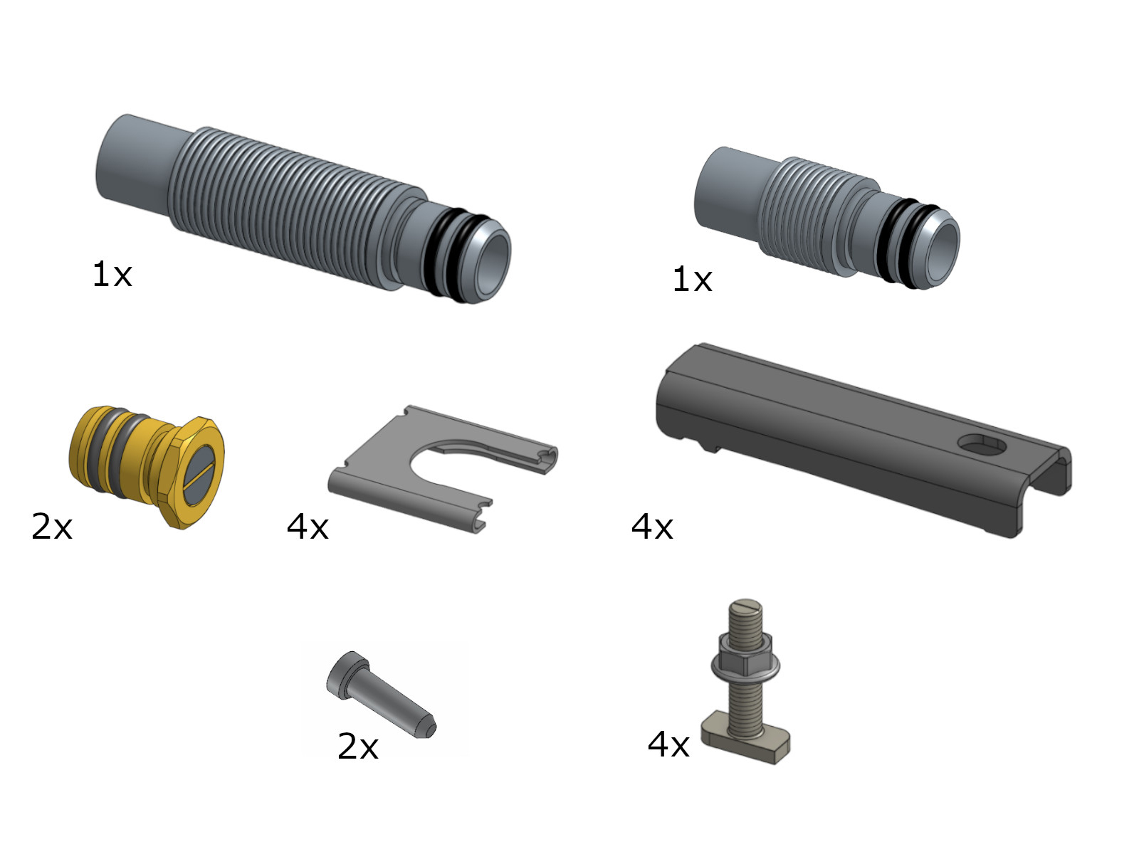 PVT Basisbausatz 430 P / 375 P, erstes Modul in die Reihe stehend
