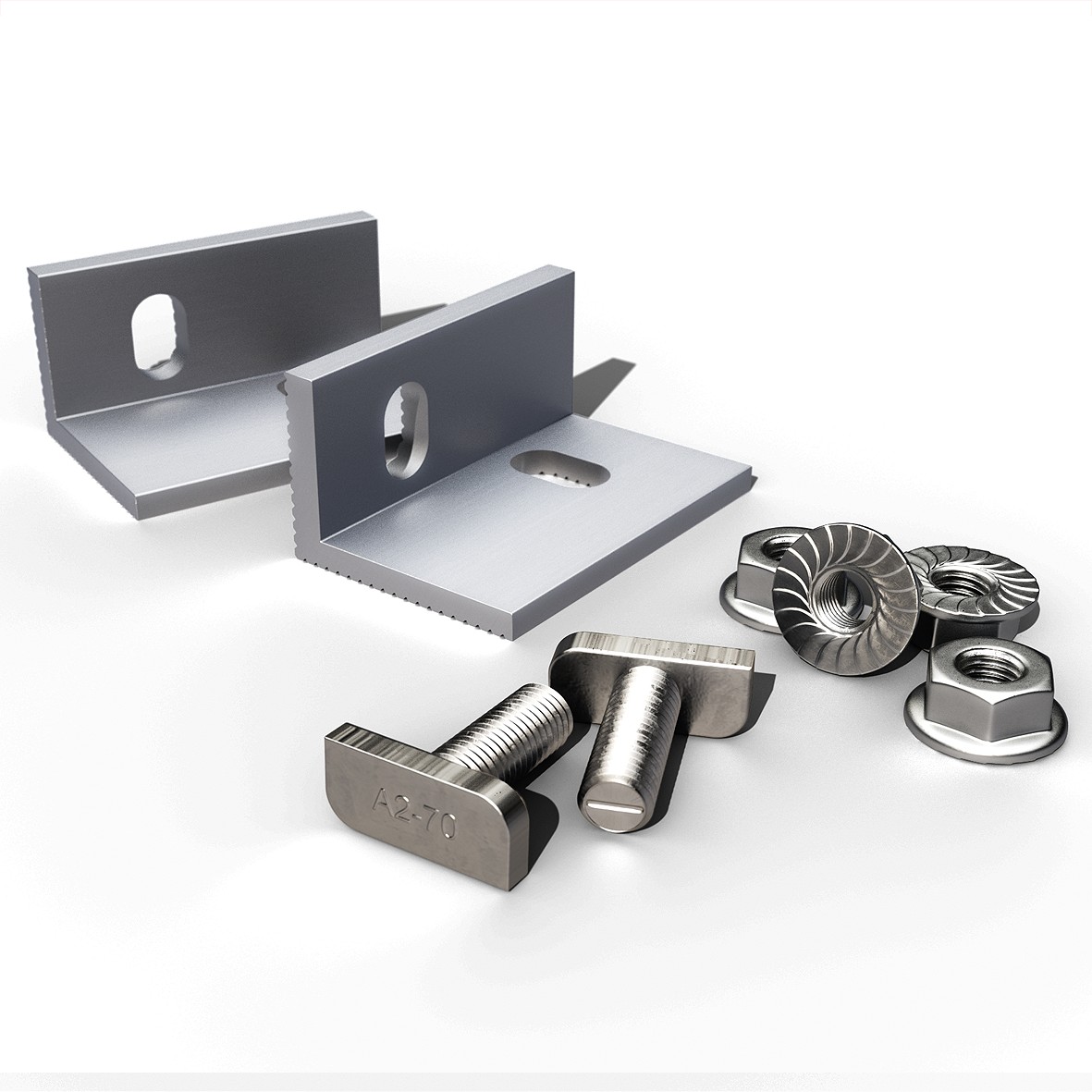 Microinverter Befestigungswinkel, Set